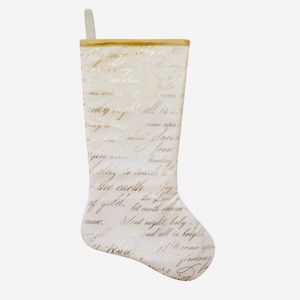 Providence Gold Script
Stocking, 21"